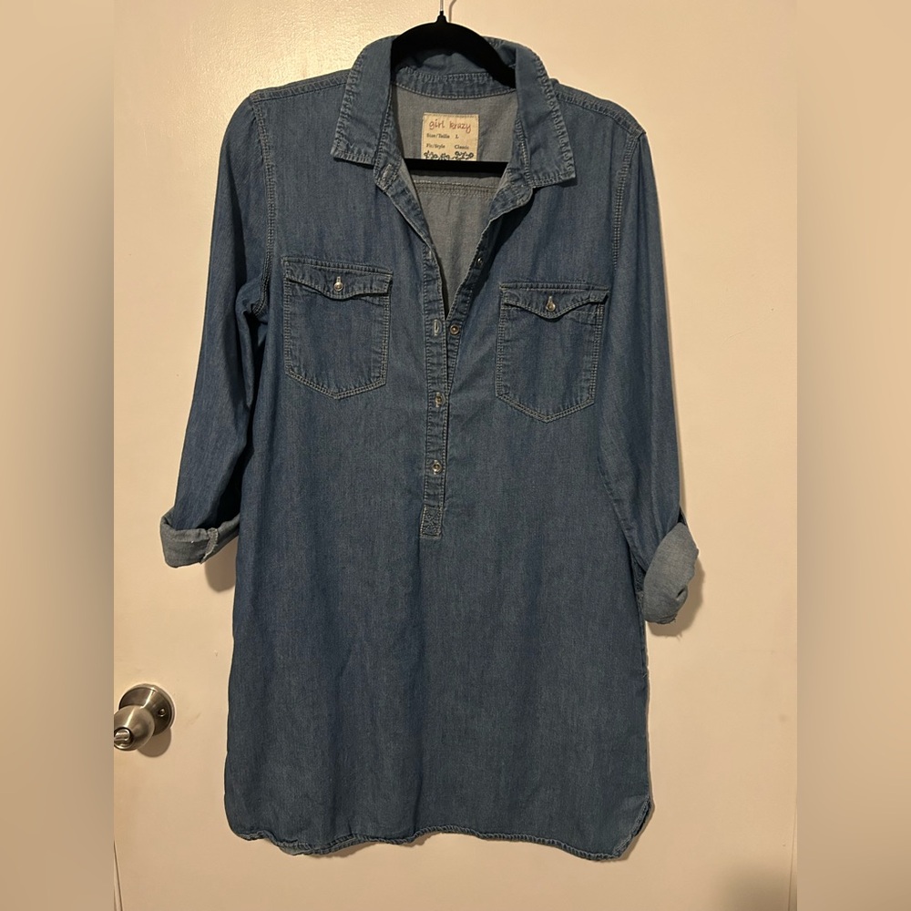Girl Krazy Classic Denim Dress